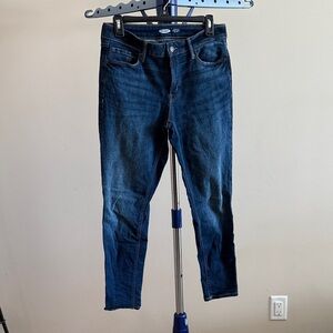 Old Navy Women's Dark Blue Rockstar Skinny Jeans